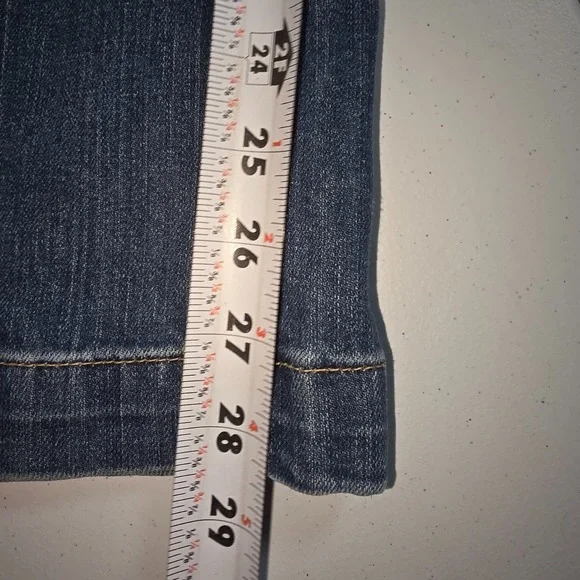 GAP Long and Lean Jeans Women's 12  Made in USA Y2K Stretch Denim‎ Ankle - Picture 6 of 6